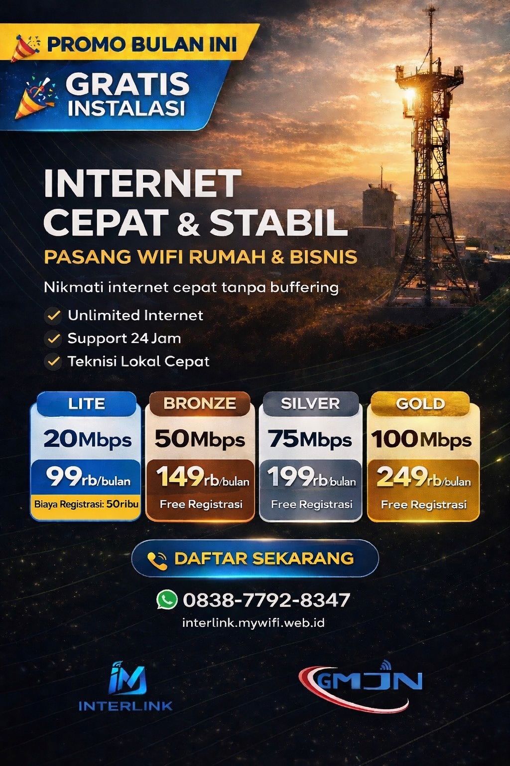 Brosur Paket Wifi Rumahan